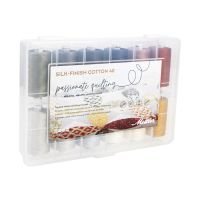 Ata de cusut, bumbac cu finete de matase, 12 conuri x 1000 m Silk-Finish Cotton 40 Passionate Quilting Kit Mettler