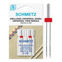 Set 2 ace duble Schmetz, finete 80, cu distanta 2.5 mm intre ace