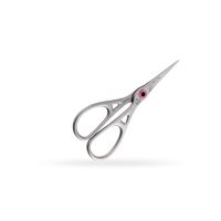 Foarfeca broderie, lungime 10,5 cm, lama dreapta, sistem de blocare cu inel, din otel inoxidabil, Ricamo Collection Premax
