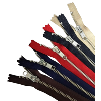 Fermoar metalic nedetasabil, pentru imbracaminte sport, jachete, pantofi, genti cu spira metalica argintie #5 YKK