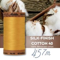 Ata de cusut, 100 % bumbac mercerizat 40, con 457 m pentru quilting, patchwork si broderie Mettler SILK-FINISH COTTON 40 paletar